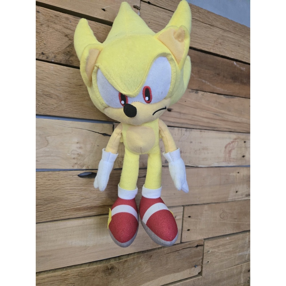 Sonic The Hedgehog Super SONIC yellow PLUSH  13"